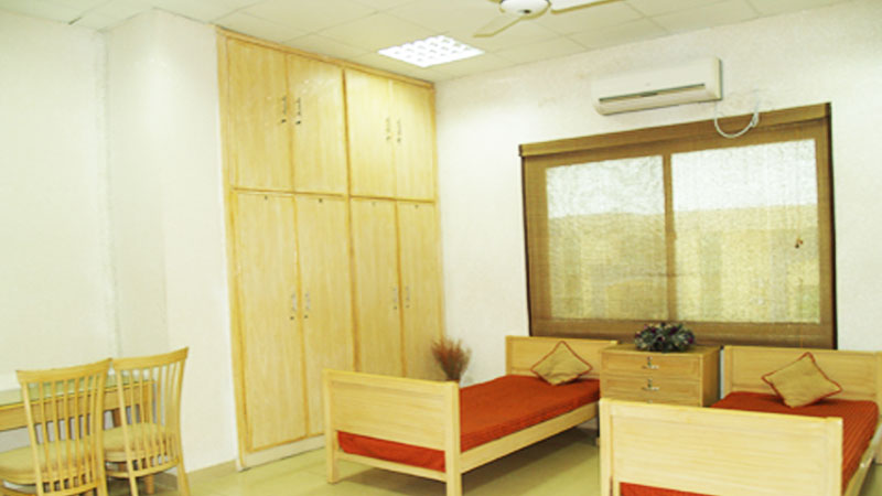 Air-conditioned hostel